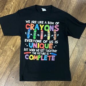 Crayon T Shirt Size Unisex Small NWOT